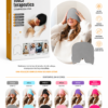 Touca Terapêutica de Gel Discove CS007 – Alívio de Enxaqueca, Sinusite e Terapia Térmica 360°