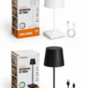 Abajur de Mesa Discove CS048 – Design Estilo "G" com Touch e Recarregável