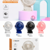Mini Ventilador 3 em 1 Discove ELE005 – Portátil, 5 Velocidades, Luminária LED e Clipe de Fixação