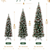 Árvore de Natal Pinheiro Slim Pontiaguda Discove – Linha Compacta (1,50m a 2,10m)